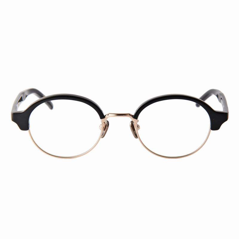 nupuri　black/gold　clear lens
