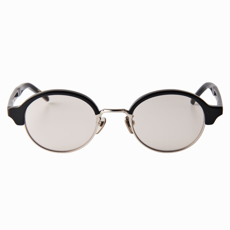 nupuri　black/silver　brown lens