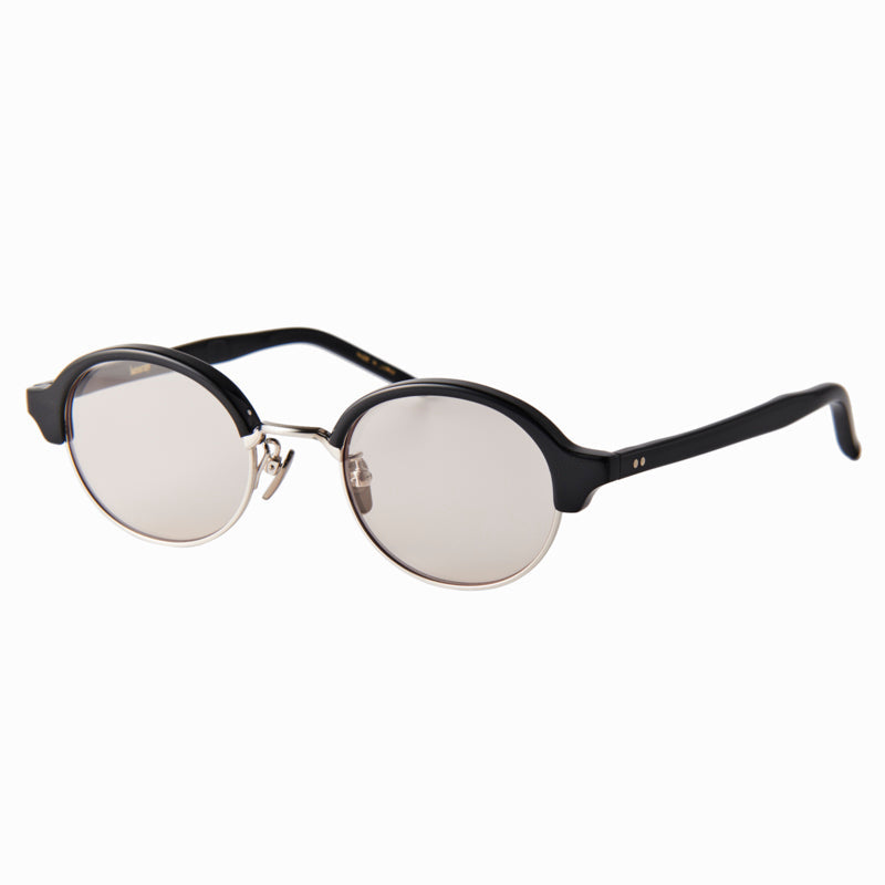 nupuri　black/silver　brown lens