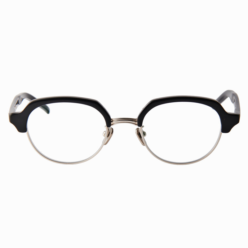 uhuy　black/silver　clear lens