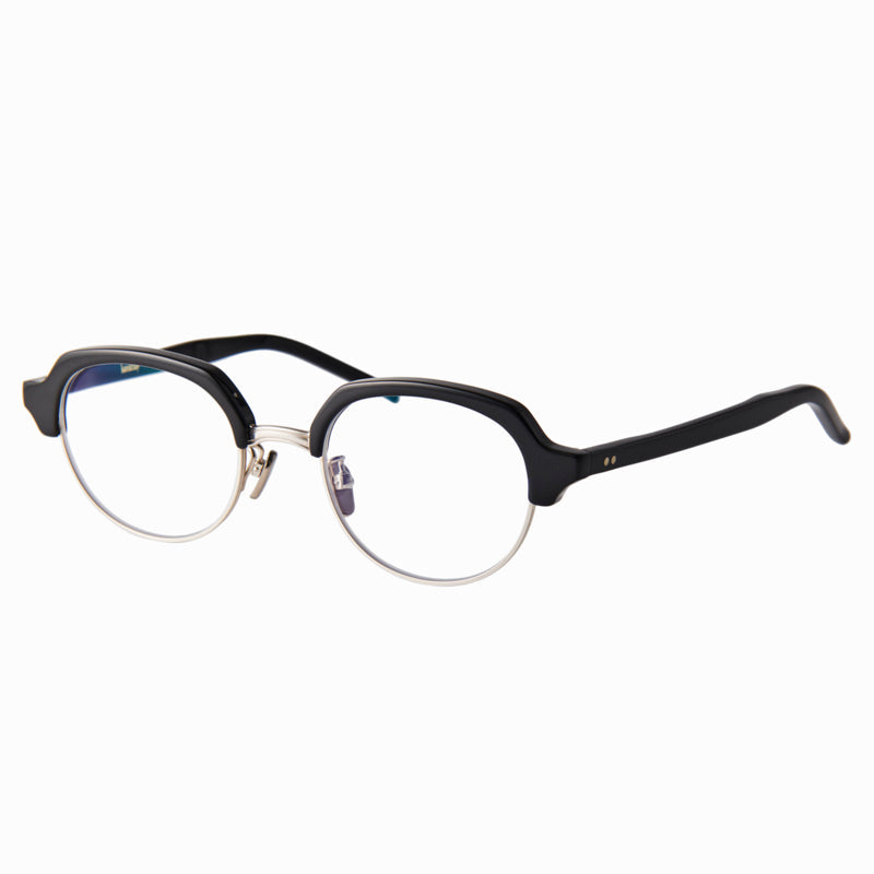 uhuy　black/silver　clear lens