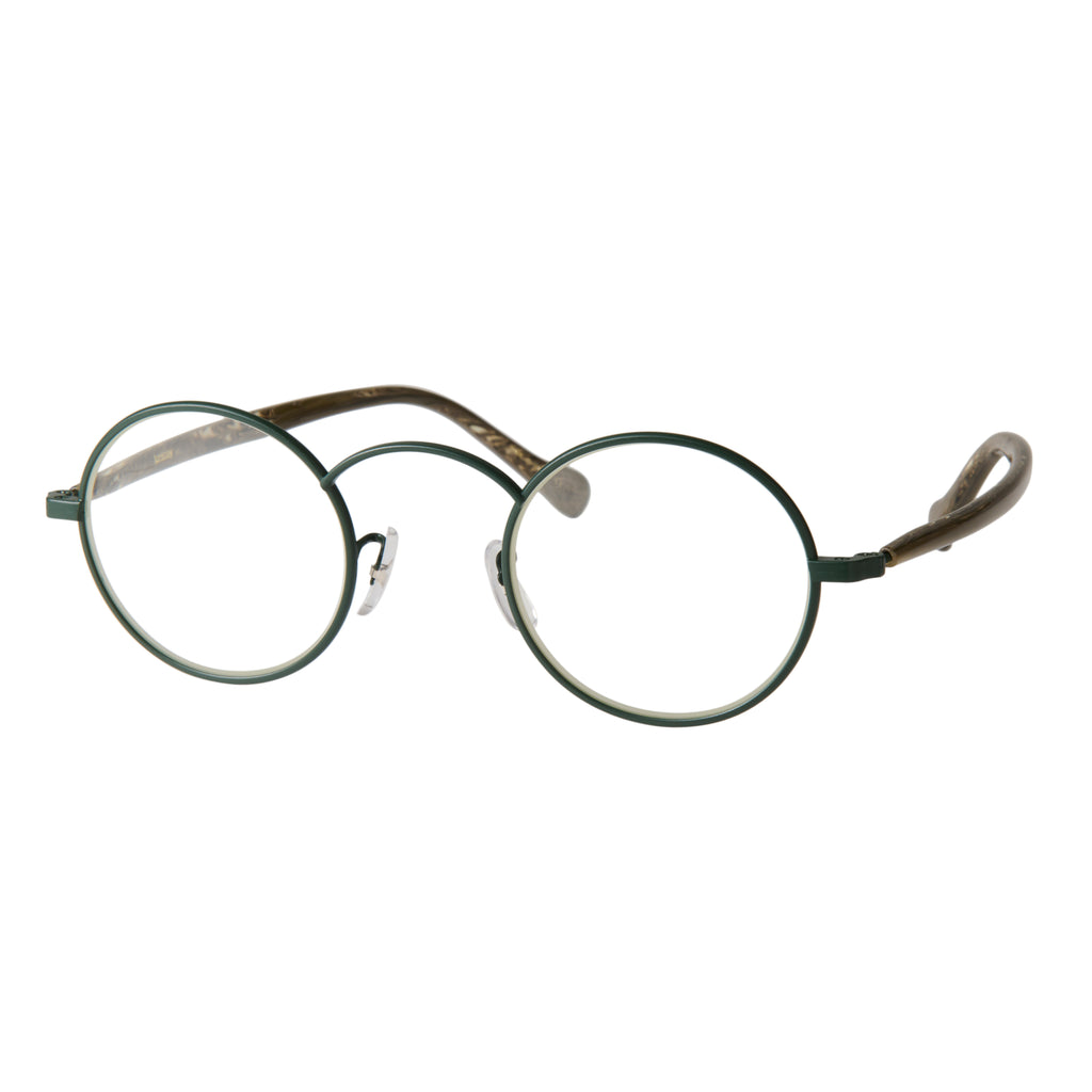 gravel-7　marble stone x dark green　clear lens