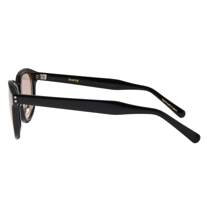 pepper　black　brown lens