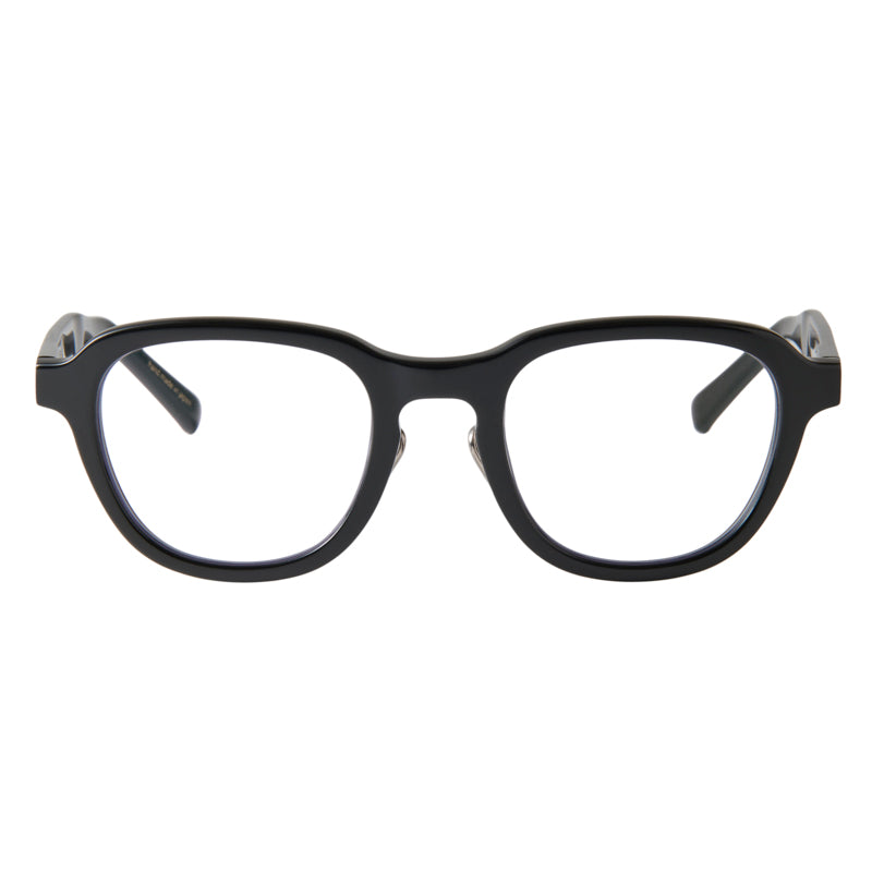 dave　black　clear lens