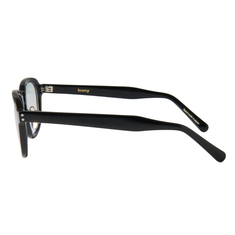 dave　black　clear lens