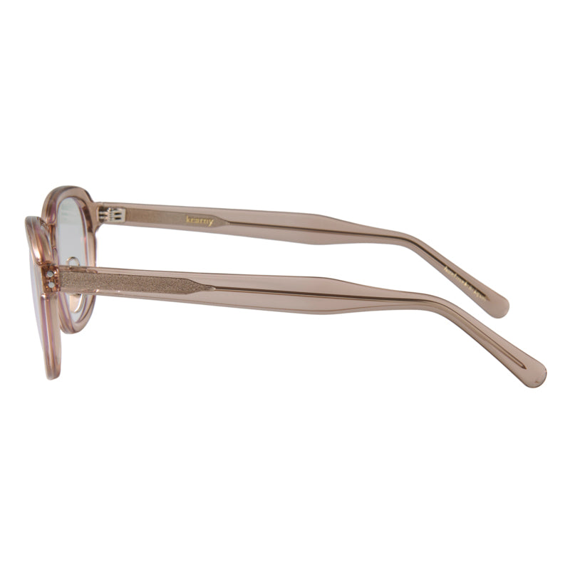 dave　light brown　clear lens