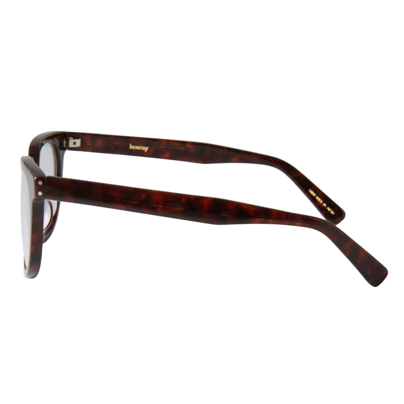 adams　chocolate demi　clear lens
