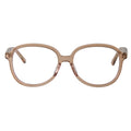 brubeck　light brown　clear lens