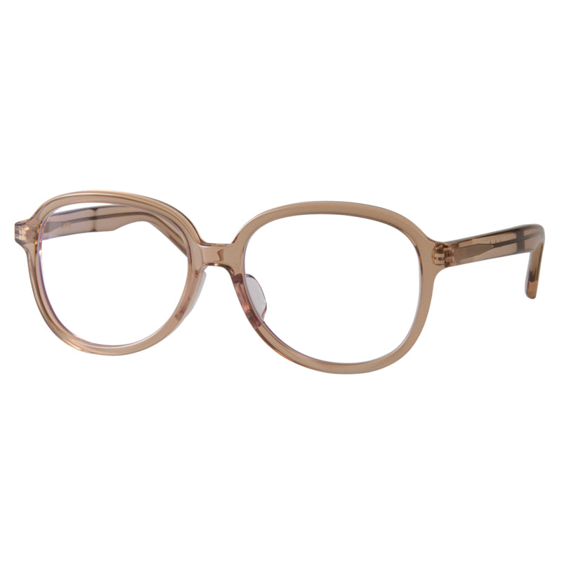 brubeck　light brown　clear lens