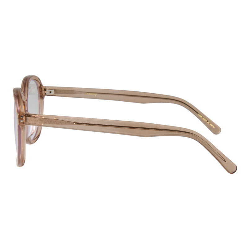 brubeck　light brown　clear lens