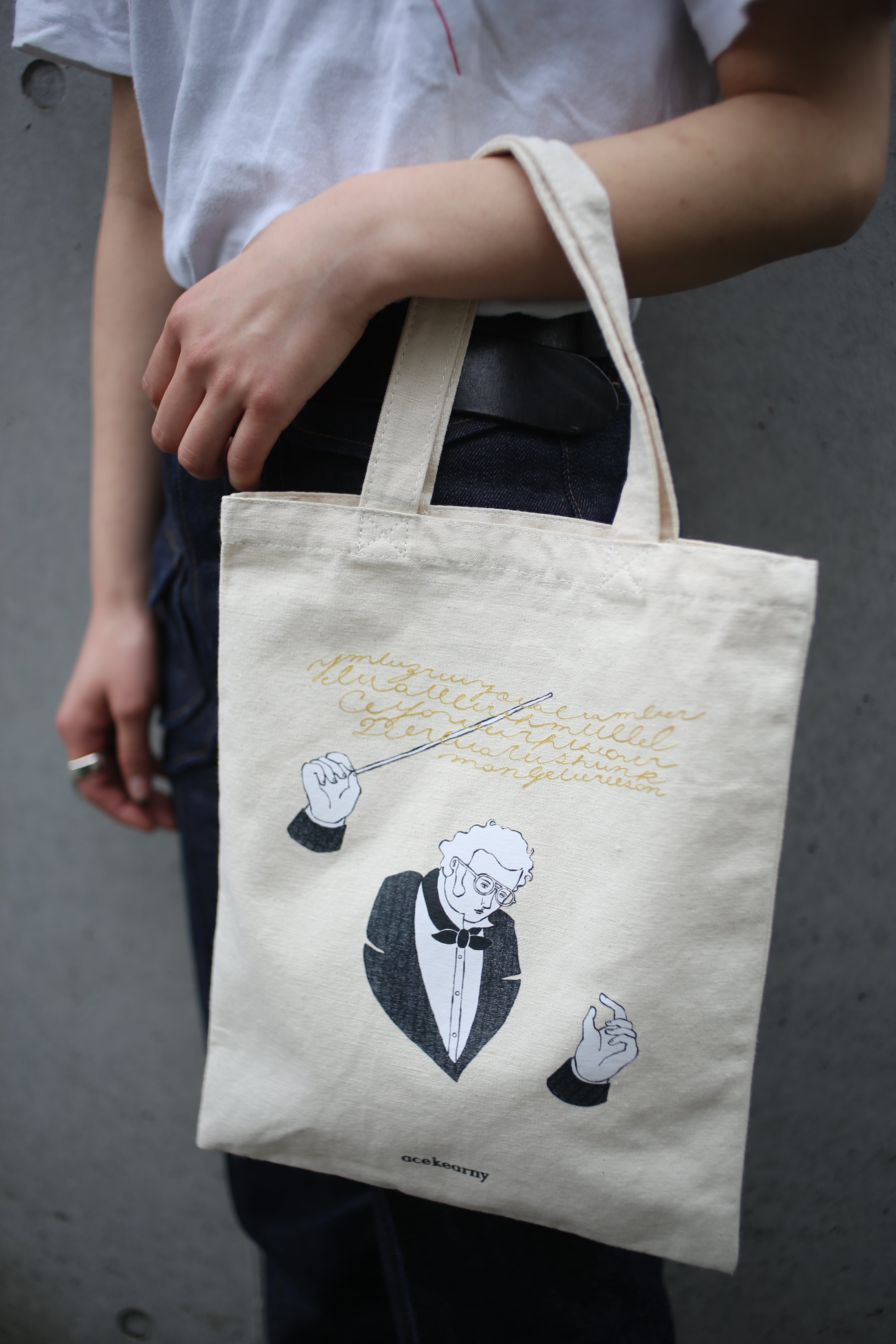kearny tote bag drawing by Chisato Nagano