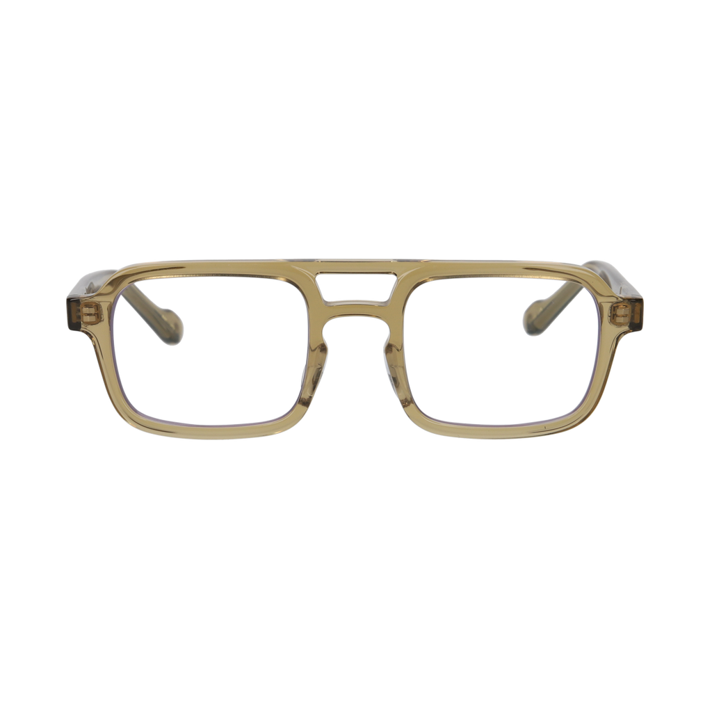 K-8　dark amber  clear lens
