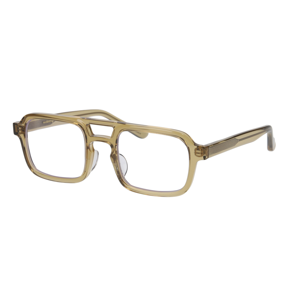 K-8　dark amber  clear lens