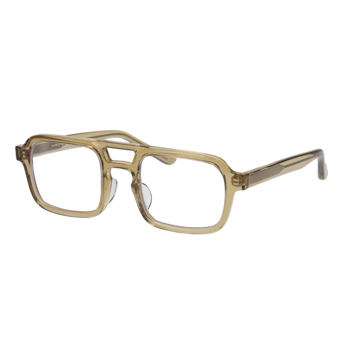 K-8　dark amber  clear lens