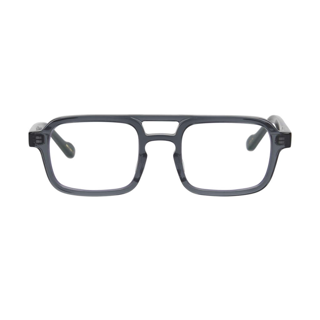 K-8　deep gray  clear lens