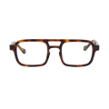 K-8　demi brown  clear lens