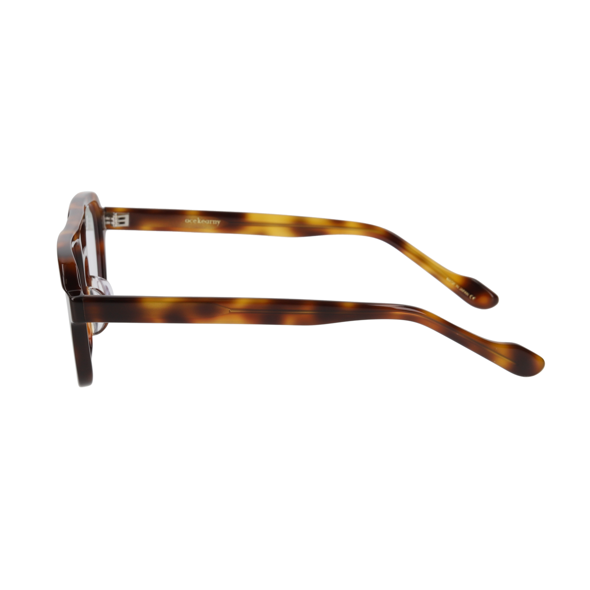 K-8　demi brown  clear lens