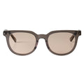 adams　clear gray　brown lens