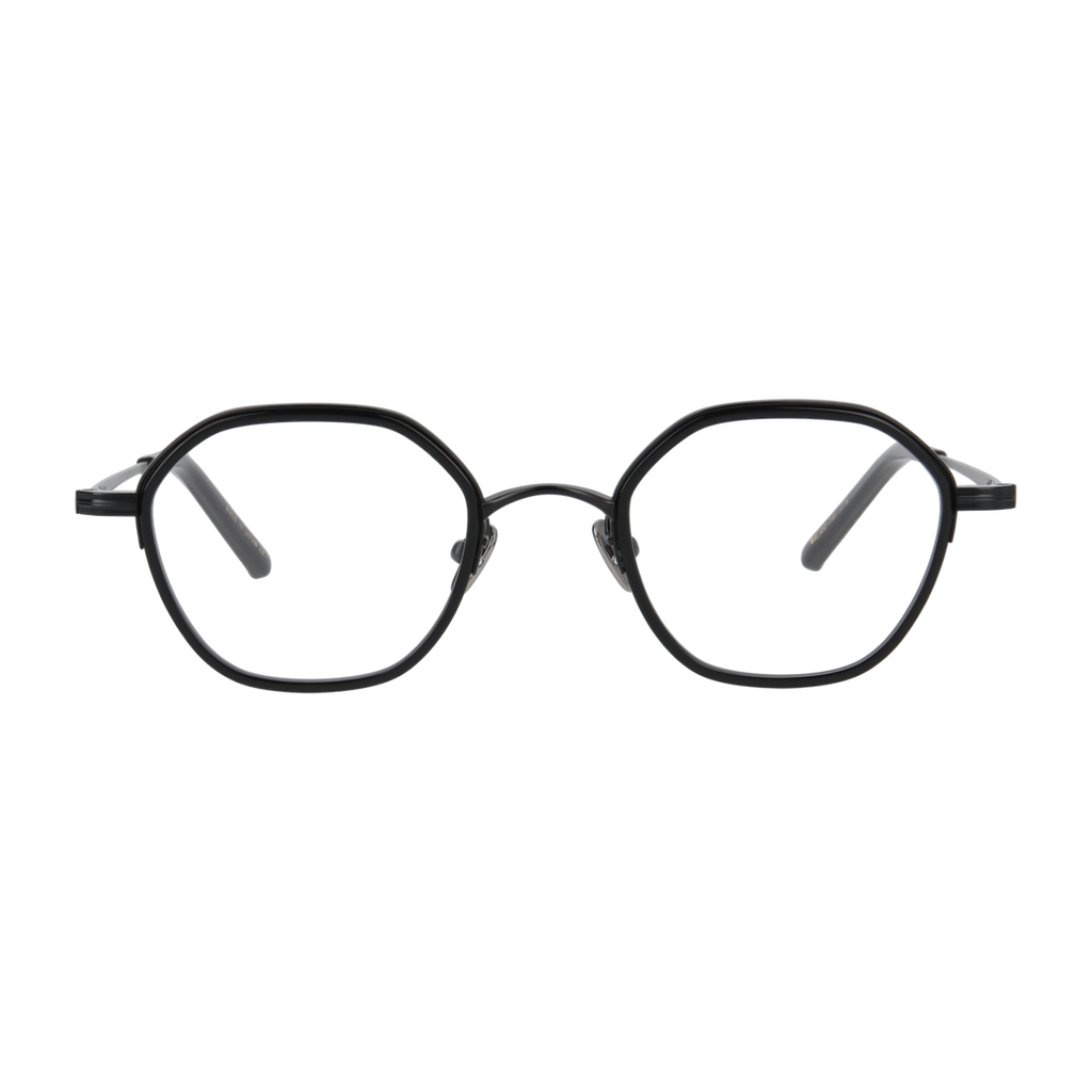 antonin　black　clear lens