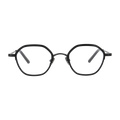 antonin　black　clear lens