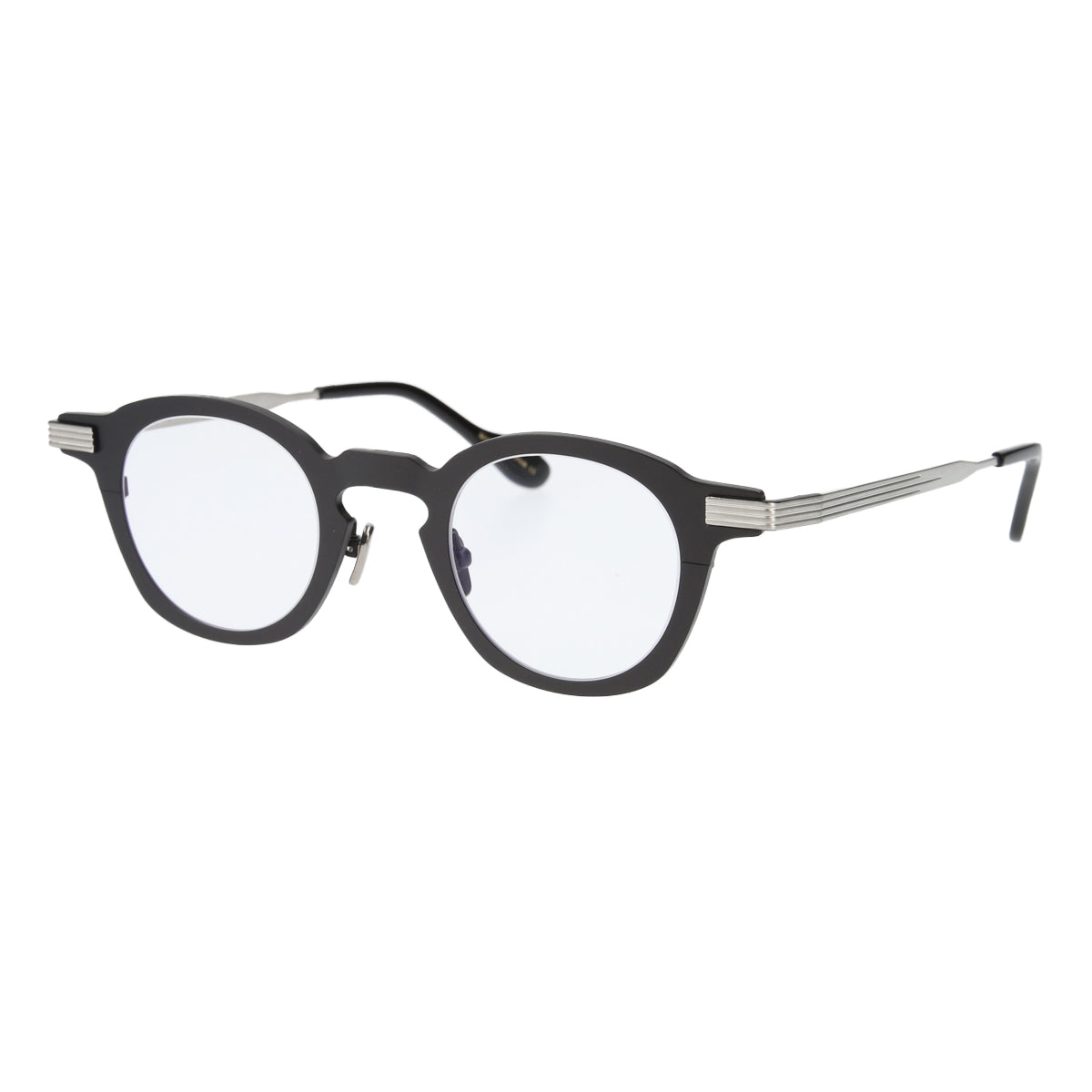 blossom  black × silver  clear lens