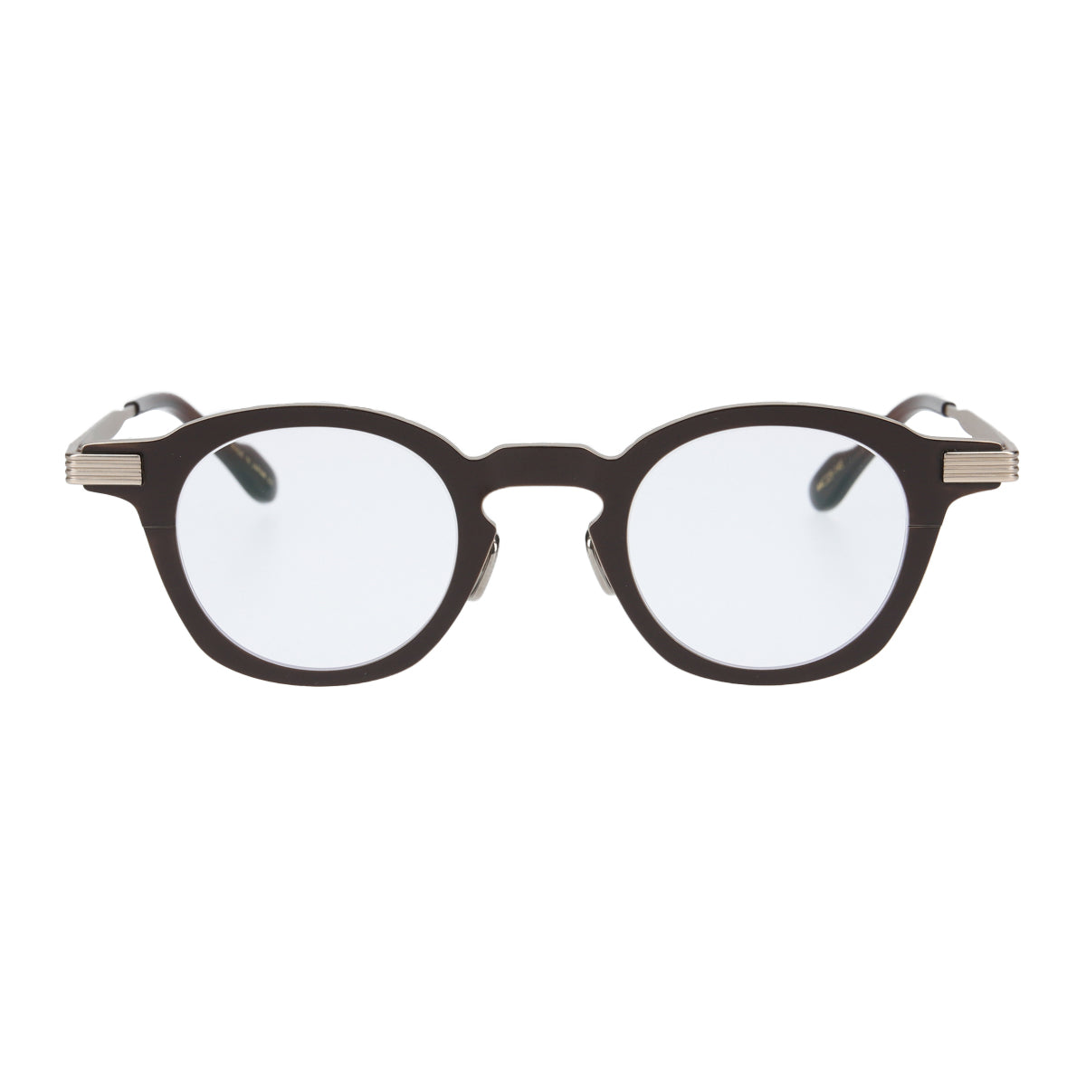blossom  brown × gold  clear lens