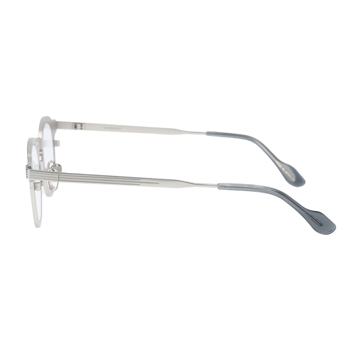 blossom  navy × silver  clear lens