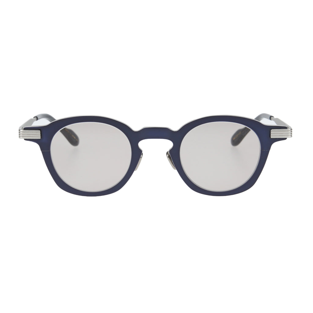 blossom  navy × silver  brown lens