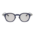 blossom  navy × silver  brown lens