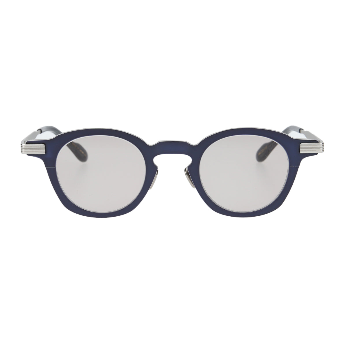 blossom  navy × silver  brown lens