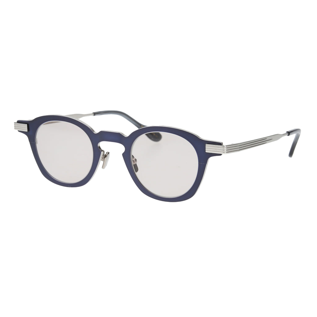blossom  navy × silver  brown lens