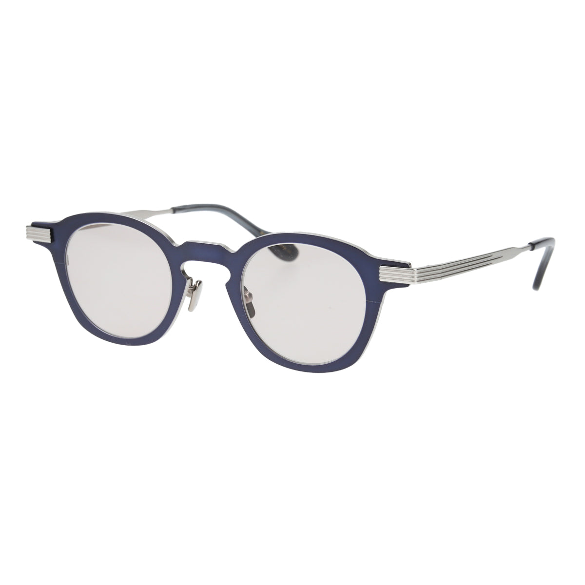 blossom  navy × silver  brown lens