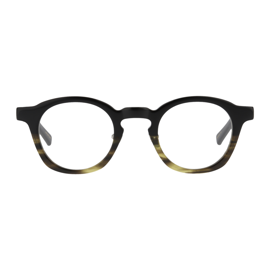 dearie　black green   clear lens