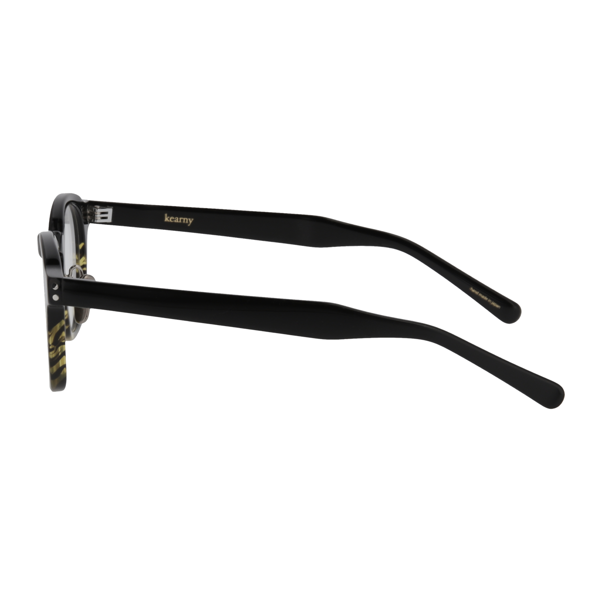 dearie　black green   clear lens