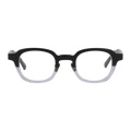 desmond　black clear　clear lens