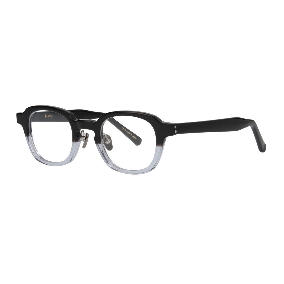 desmond　black clear　clear lens