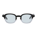 desmond　black clear　blue green lens