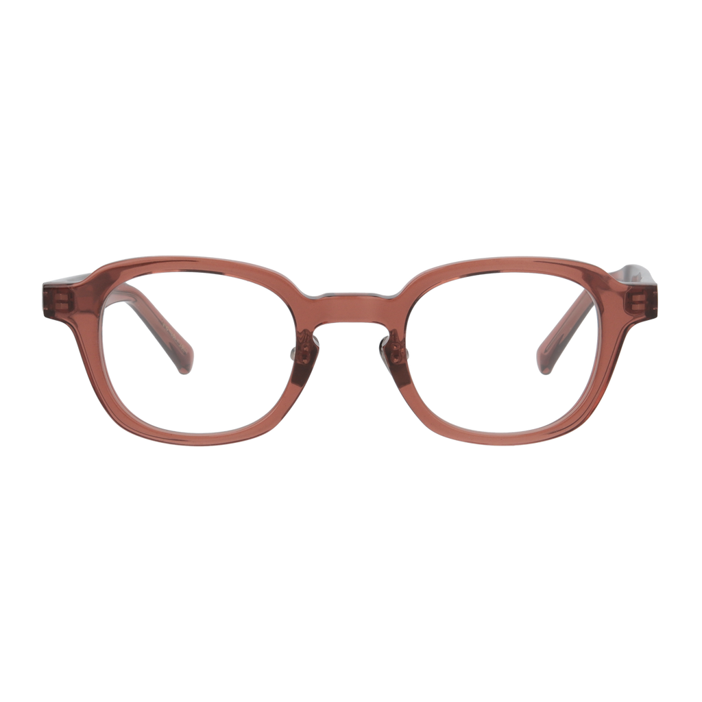 desmond　clear brown　clear lens