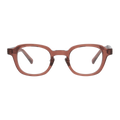 desmond　clear brown　clear lens