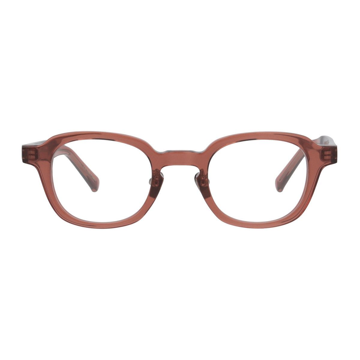 desmond　clear brown　clear lens