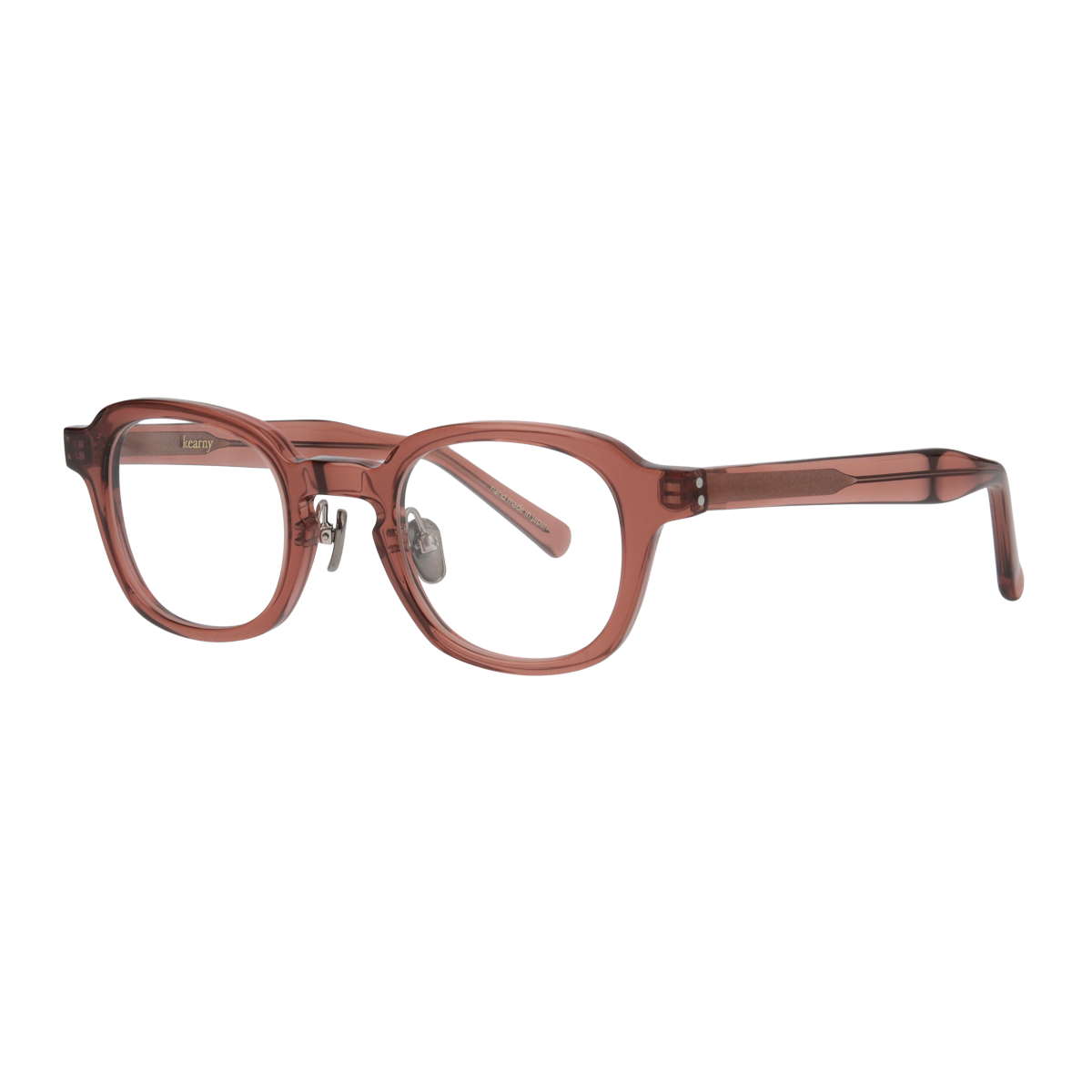 desmond　clear brown　clear lens