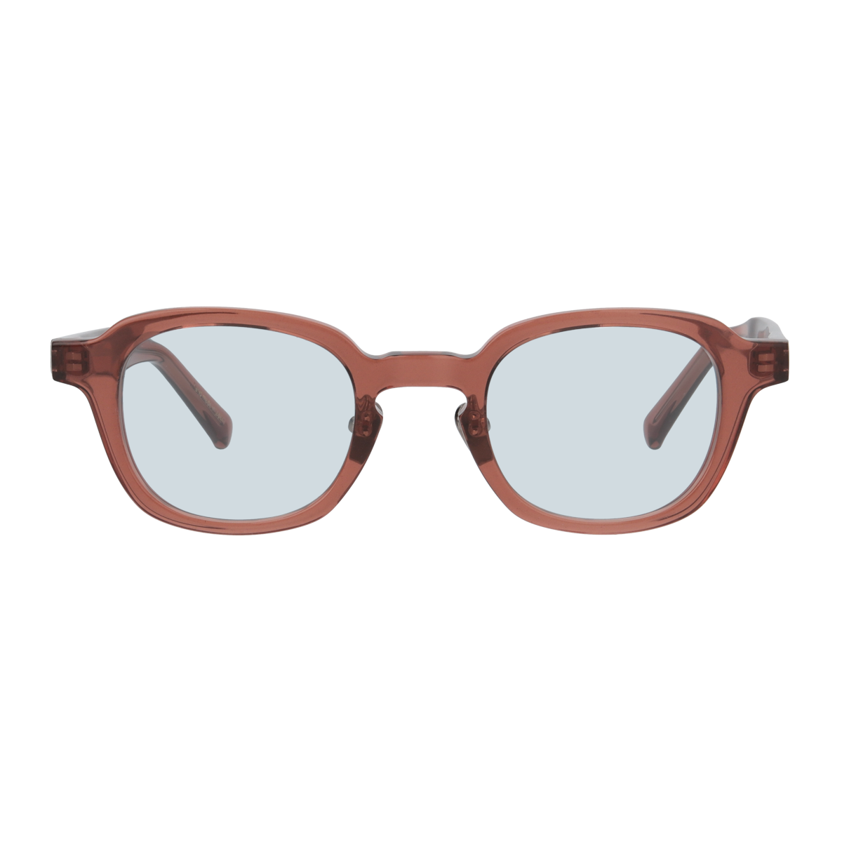 desmond　clear brown　blue green lens