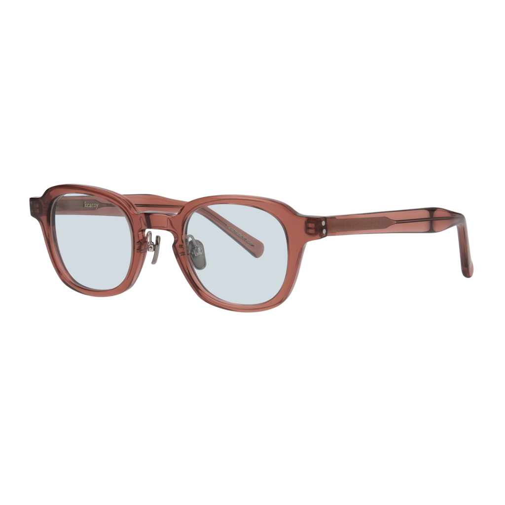 desmond　clear brown　blue green lens