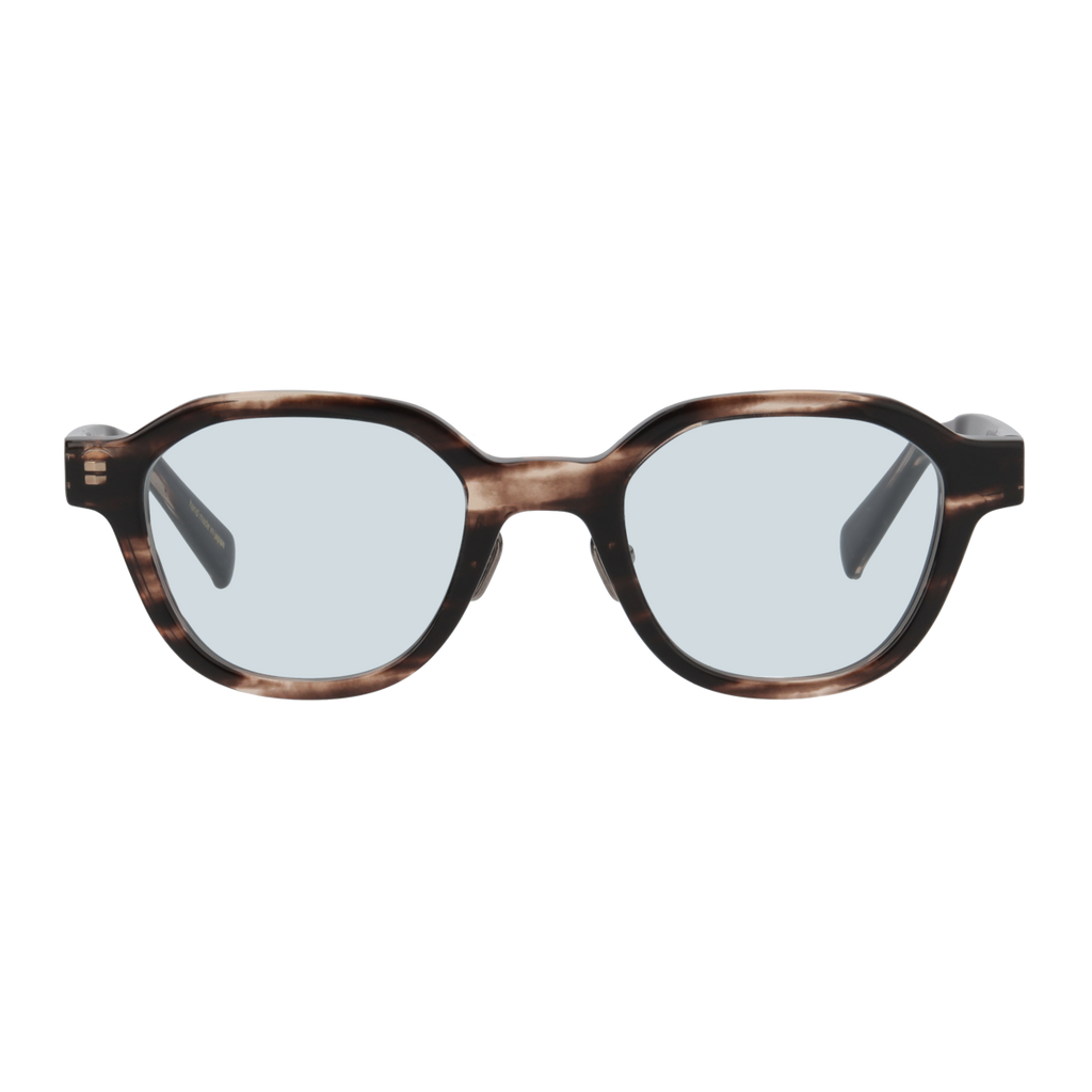 flanagan　black sasa   blue green lens