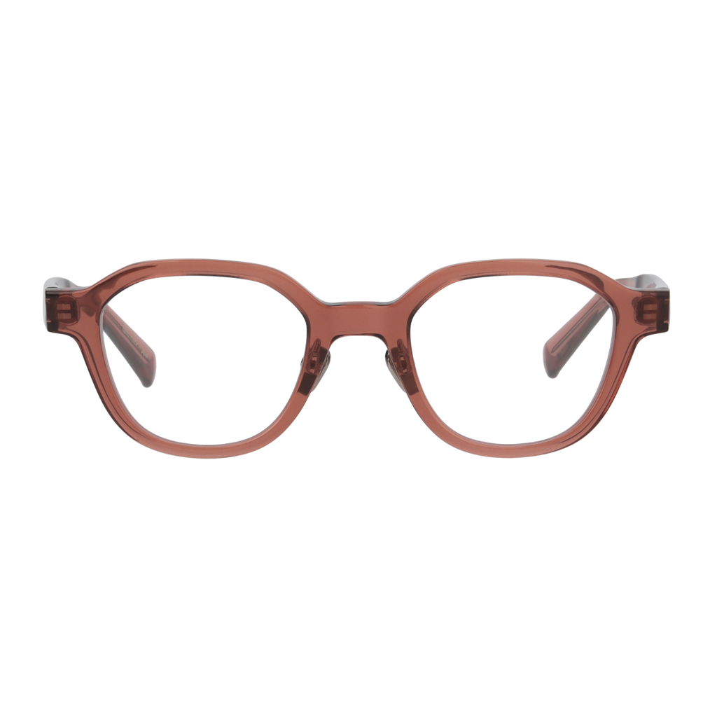 flanagan　clear brown   clear lens