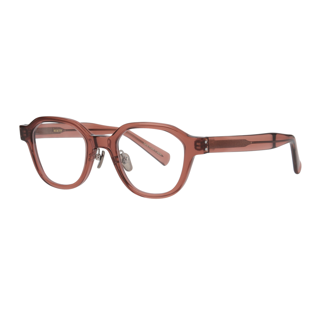 flanagan　clear brown   clear lens