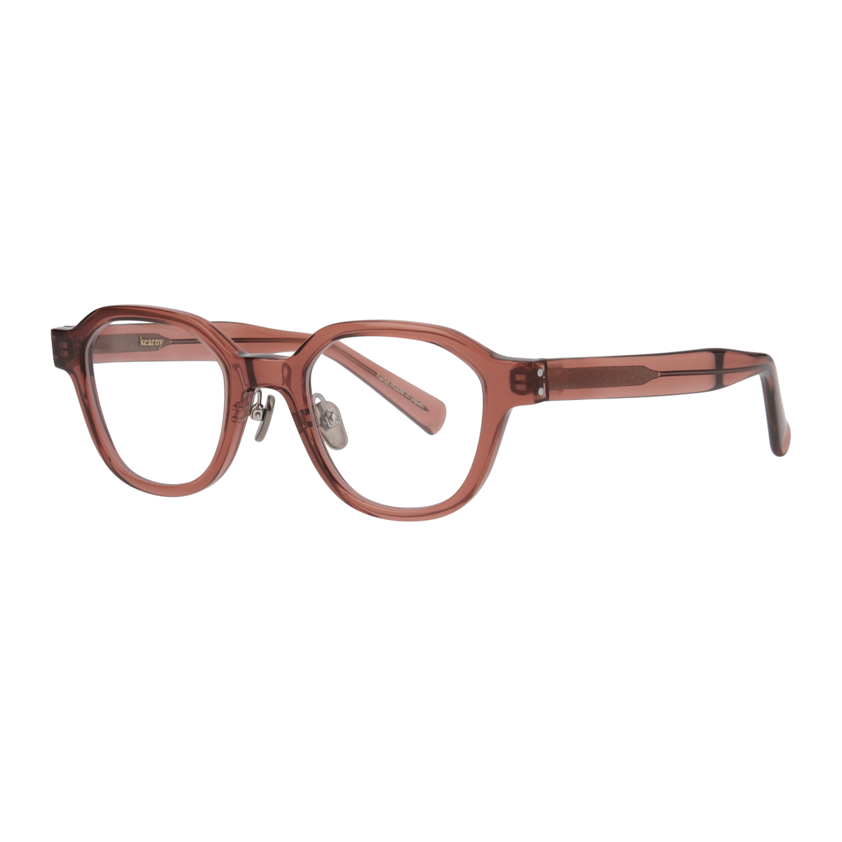 flanagan　clear brown   clear lens