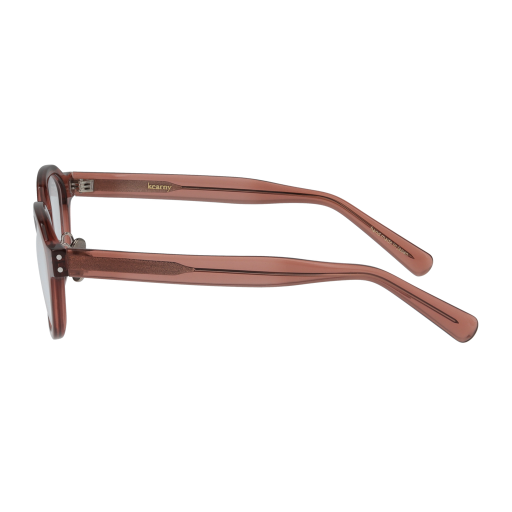 flanagan　clear brown　blue green lens