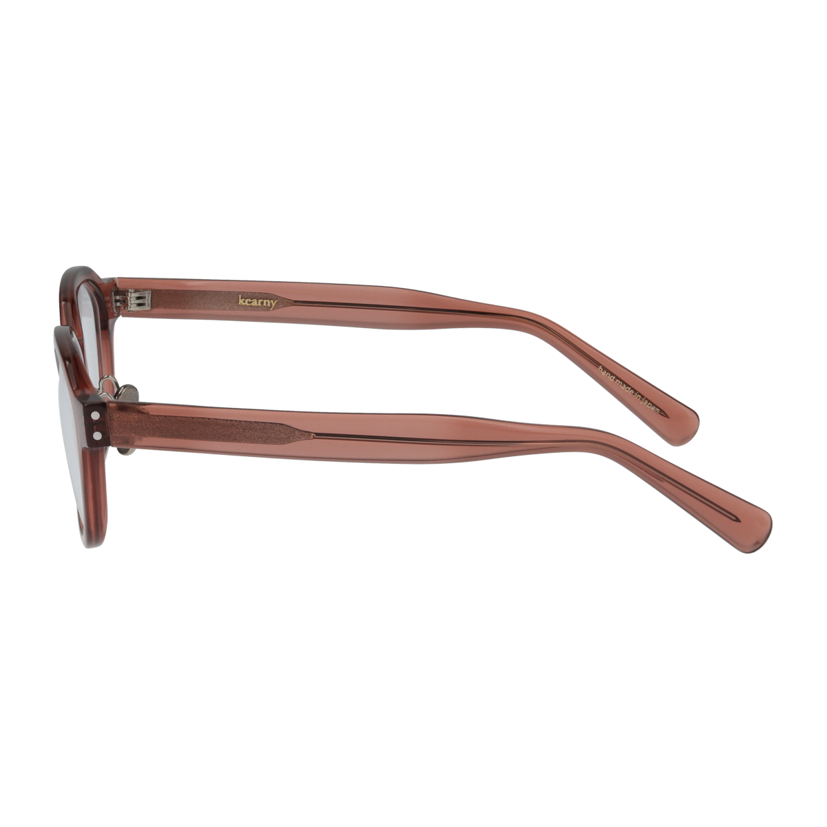 flanagan　clear brown　blue green lens