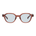 flanagan　clear brown　blue green lens